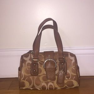 VINTAGE MINI COACH TOTE BAG